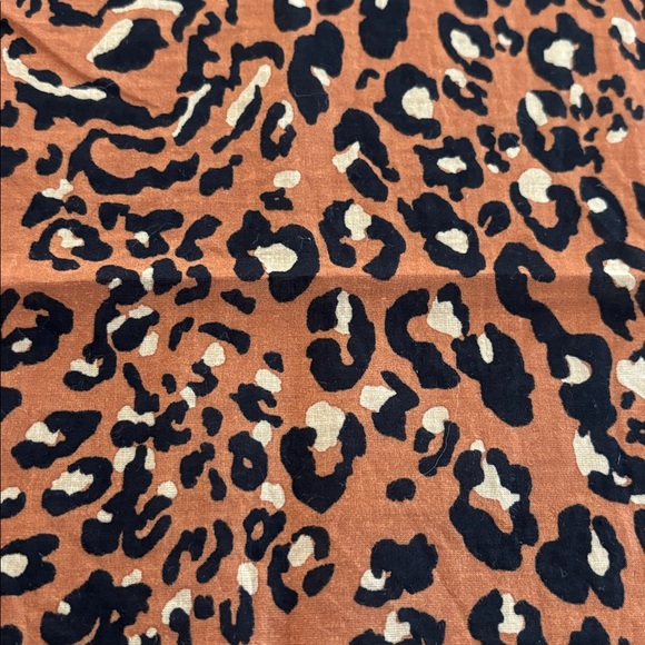 Madewell Leopard Print scarf cotton- Brown and Black - Picture 3 of 5